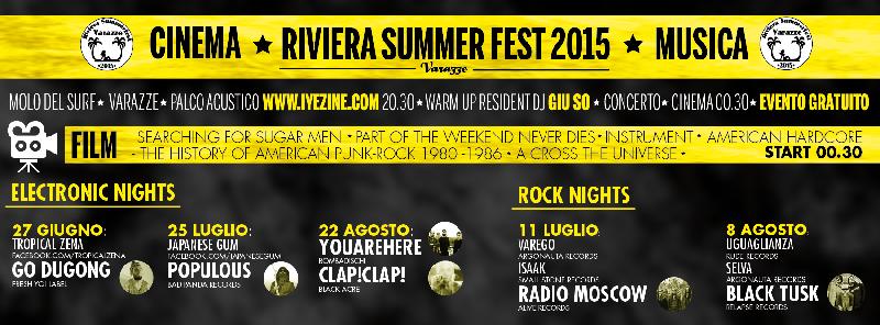 VAREGO e SELVA: al RIVIERA SUMMER FEST 2015