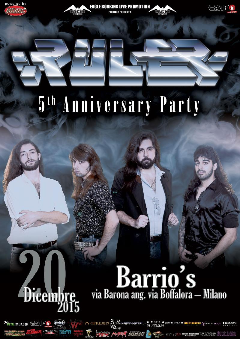 RULER: party per il 5° anniversario e nuova formazione