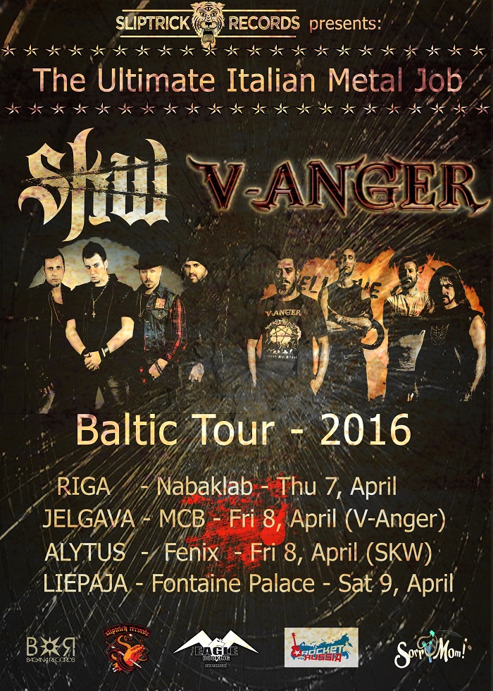 SKW e V-ANGER: mini tour nei Baltici ad Aprile