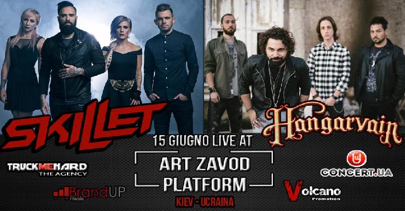HANGARVAIN: live a Kiev insieme agli SKILLET