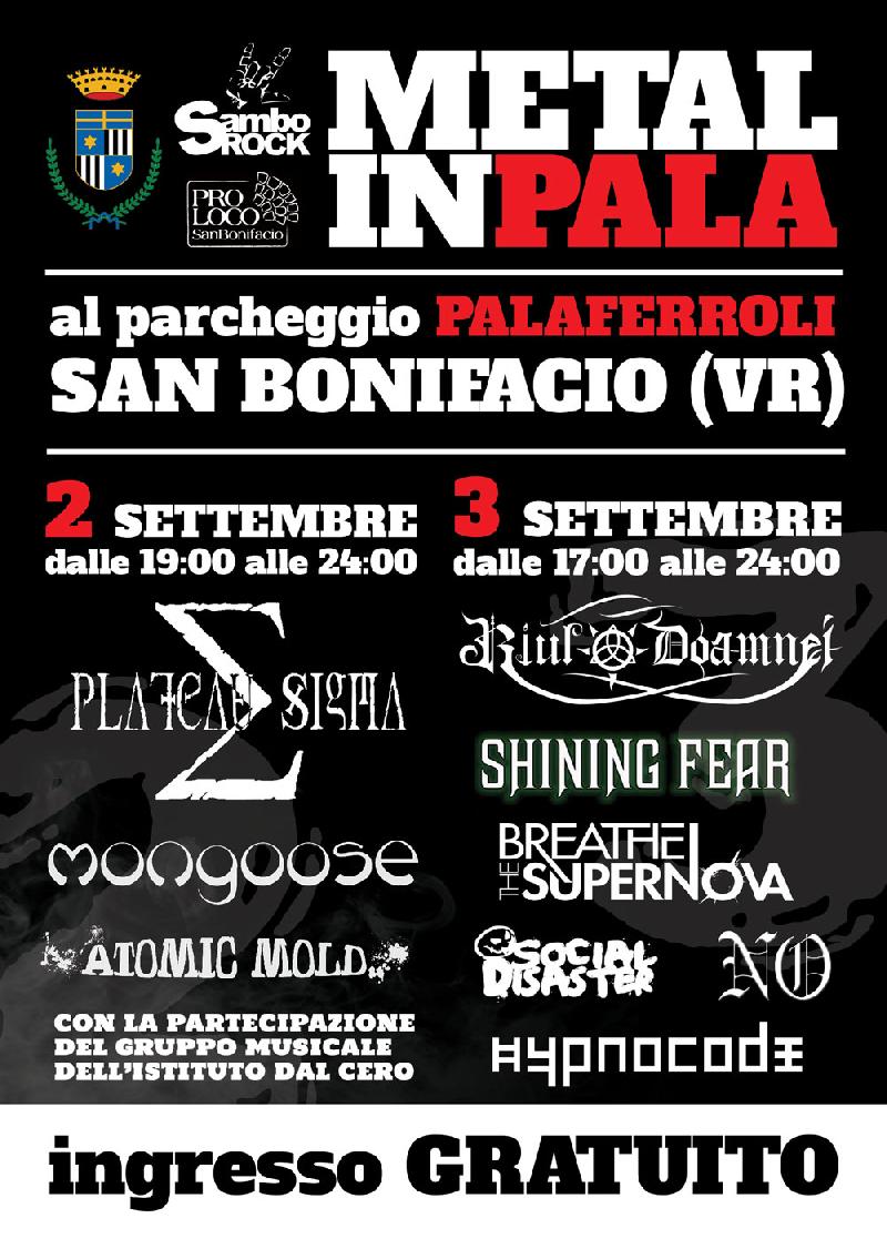 METAL INPALA: i dettagli dell'evento