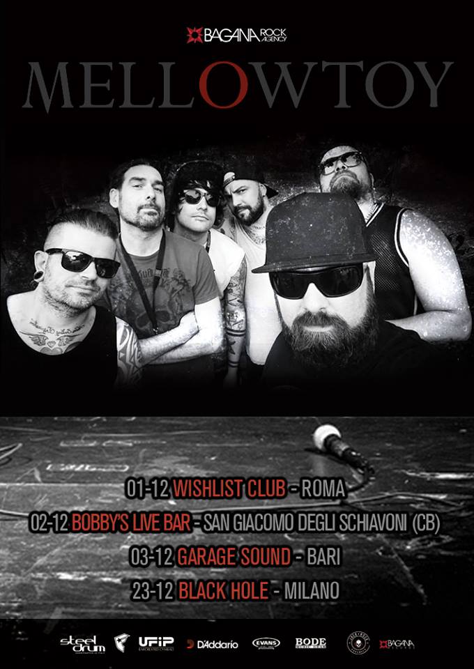 MELLOWTOY: tornano dal vivo a dicembre per 4 date da non perdere