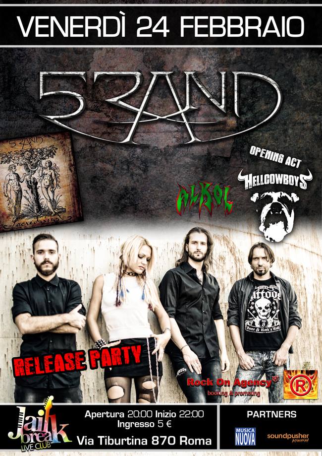 5RAND: release party del nuovo "Sacred/Scared"