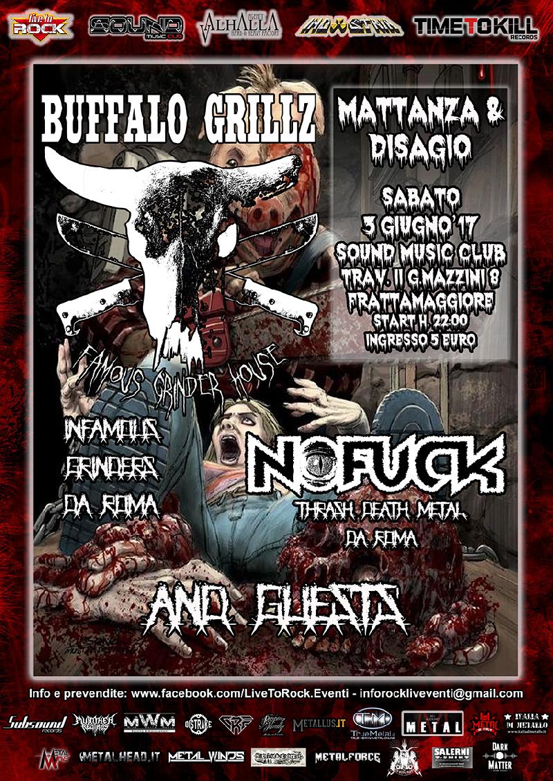 BUFFALO GRILLZ: a Napoli per la serata "Mattanza & Disagio"