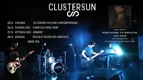 CLUSTERSUN: uscito il nuovo album "Surfing the breath"