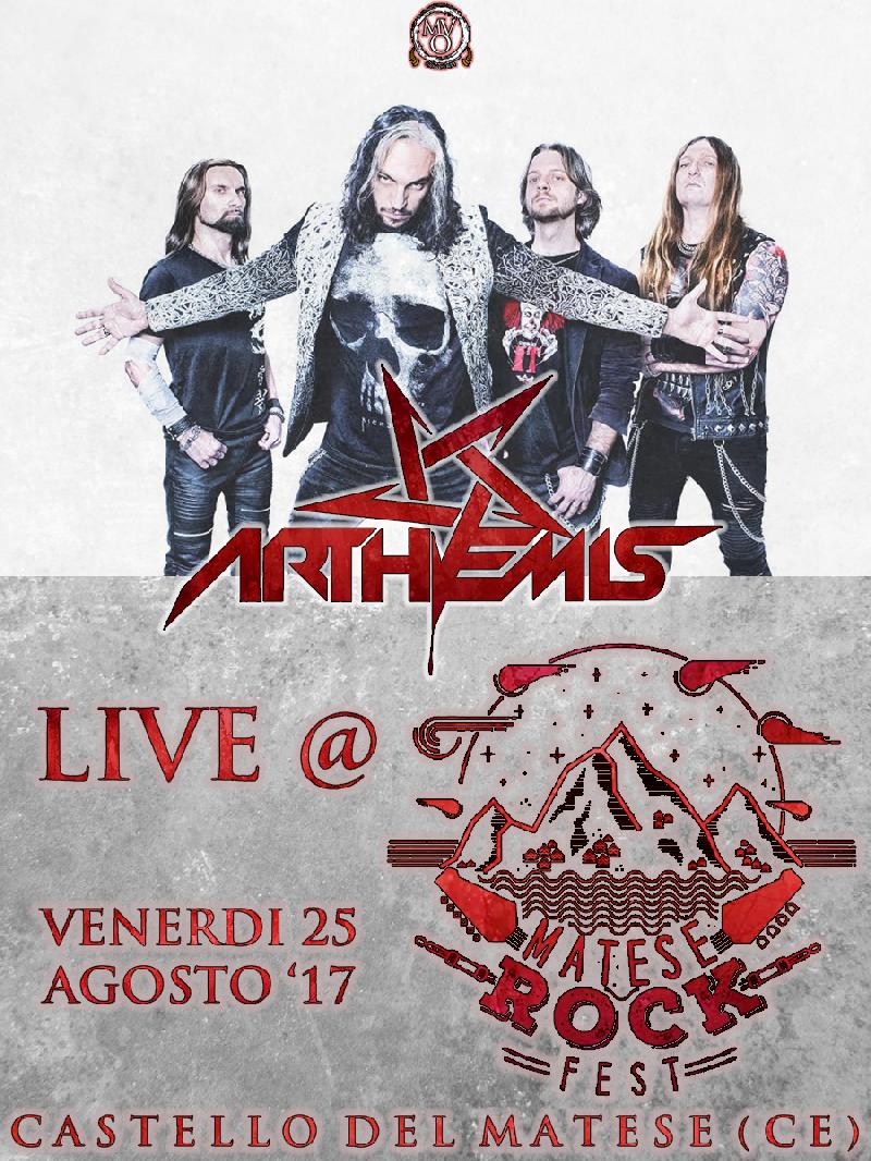 MATESE ROCK FEST: ad Agosto con headliner gli ARTHEMIS