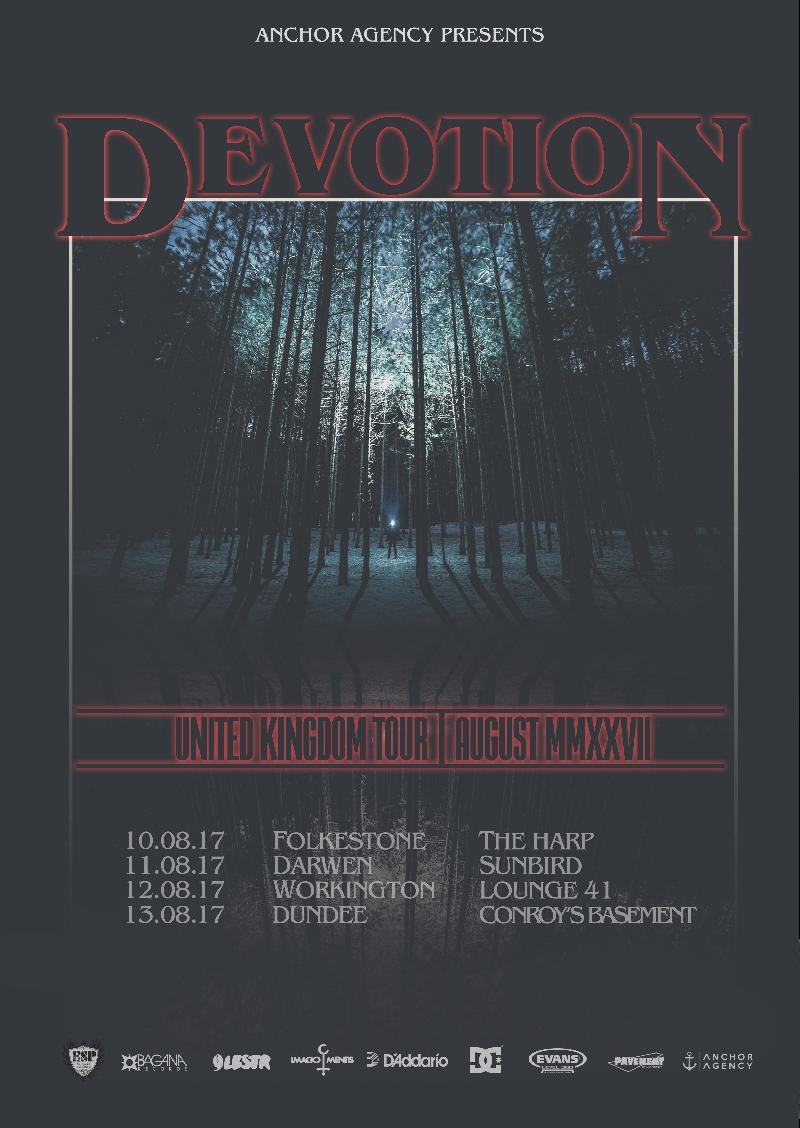 DEVOTION: quattro date in UK ad agosto