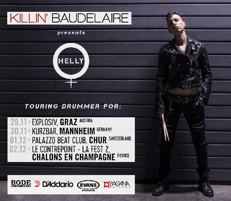 KILLIN' BAUDELAIRE: novità per la all female band in continua evoluzione