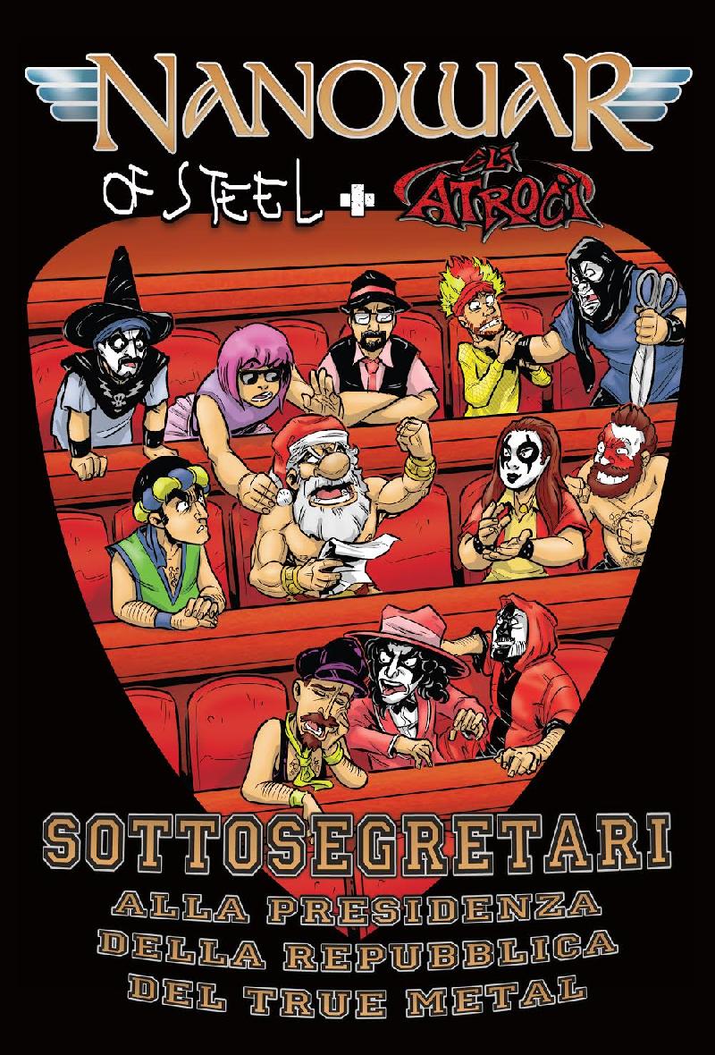 NANOWAR OF STEEL ft. GLI ATROCI: pubblicano il duetto "Sottosegretari alla Presidenza della Repubblica del Truemetal"