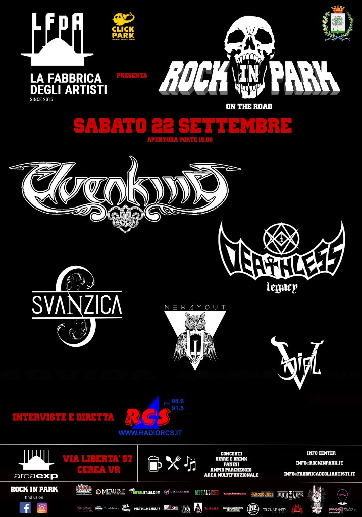 ROCK IN PARK ON THE ROAD: la data in veneto de La Fabbrica Degli Artisti