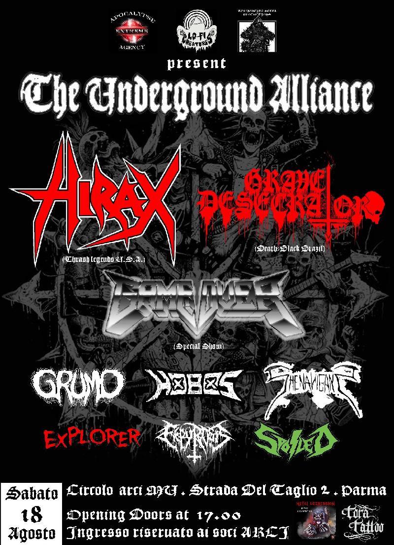 THE UNDERGROUND ALLIANCE FEST: tutti i dettagli della giornata