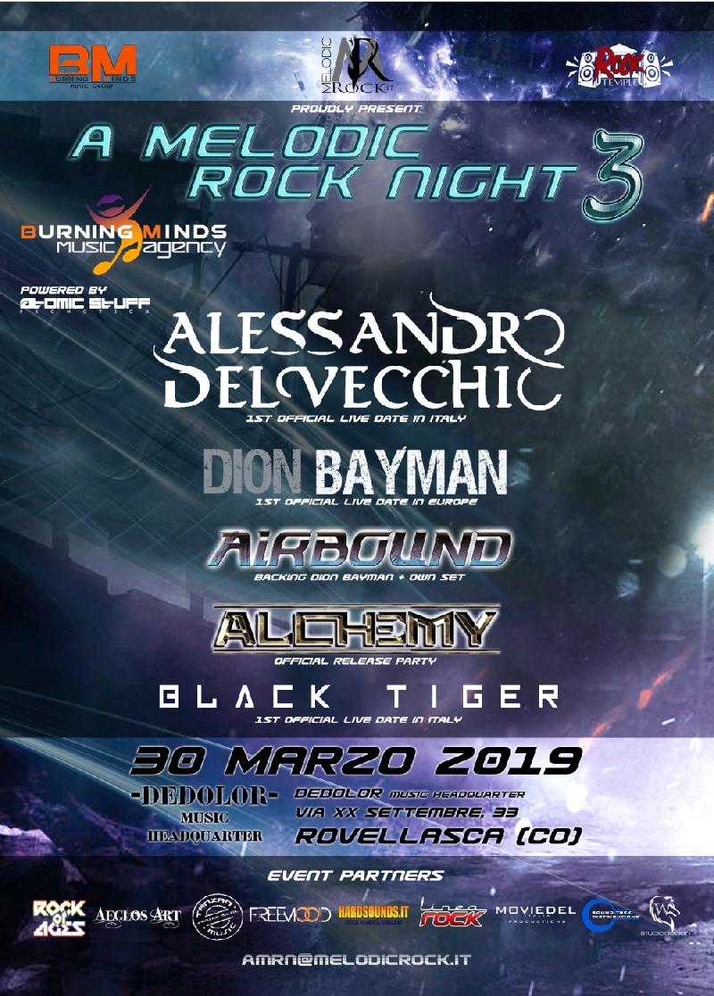 A MELODIC ROCK NIGHT 3: tutti i dettagli dell'attesa terza edizione