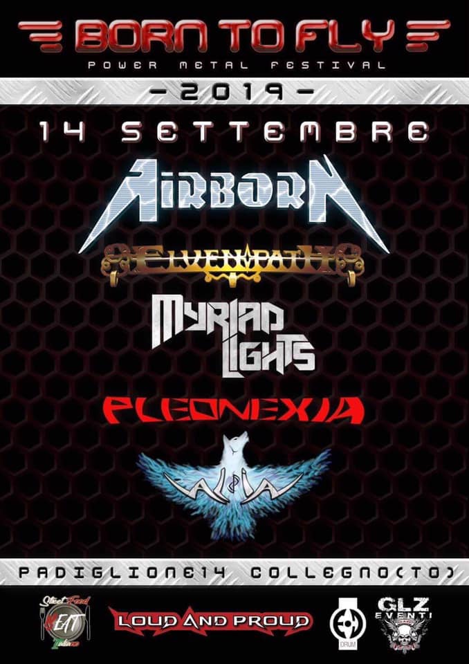 AIRBORN: promuovono la terza edizione del ''Born To Fly - Power Metal Festival''