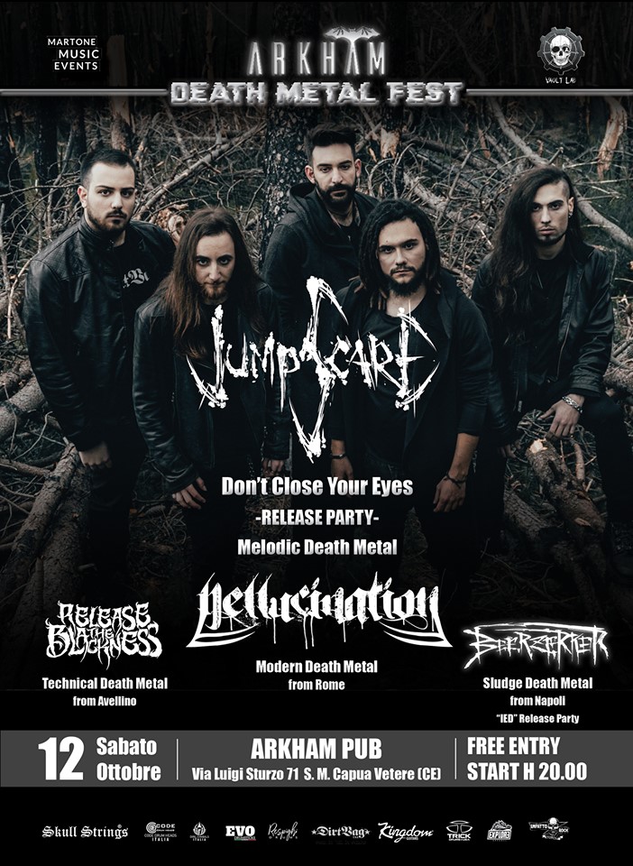 JUMPSCARE: la data del release party dell’album ''Don’t Close Your Eyes''