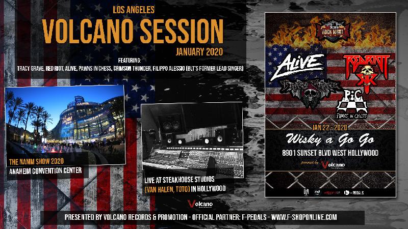 VOLCANO RECORDS: le band del roster volano in California
