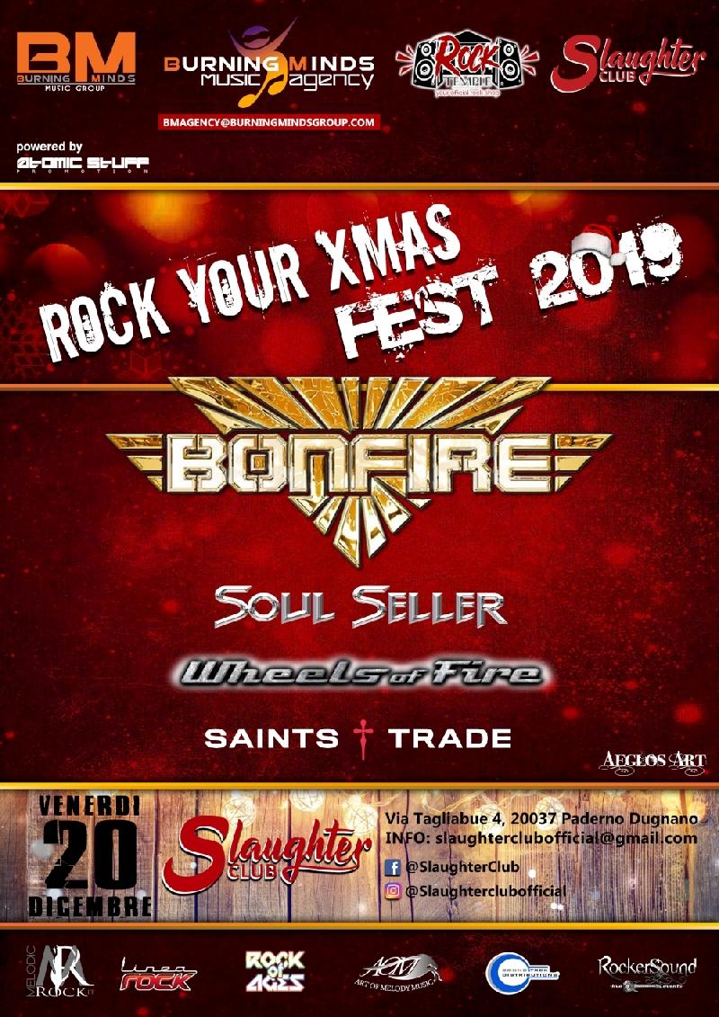 ROCK YOUR XMAS FEST: gli orari e tutti i dettagli del grande evento natalizio con headliner i Bonfire