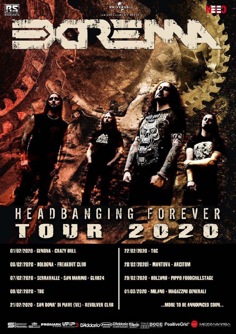 EXTREMA: annunciano il nuovo tour per Febbraio/Marzo 2020