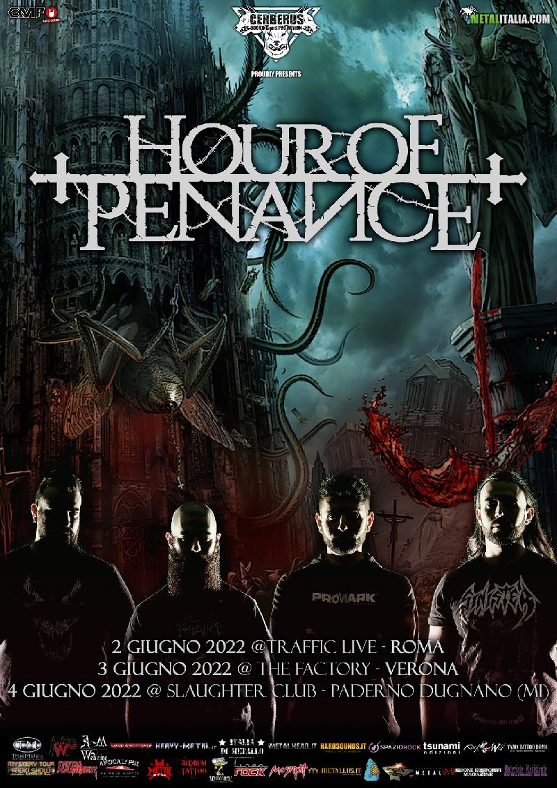 HOUR OF PENANCE: le date italiane posticipate al 2022