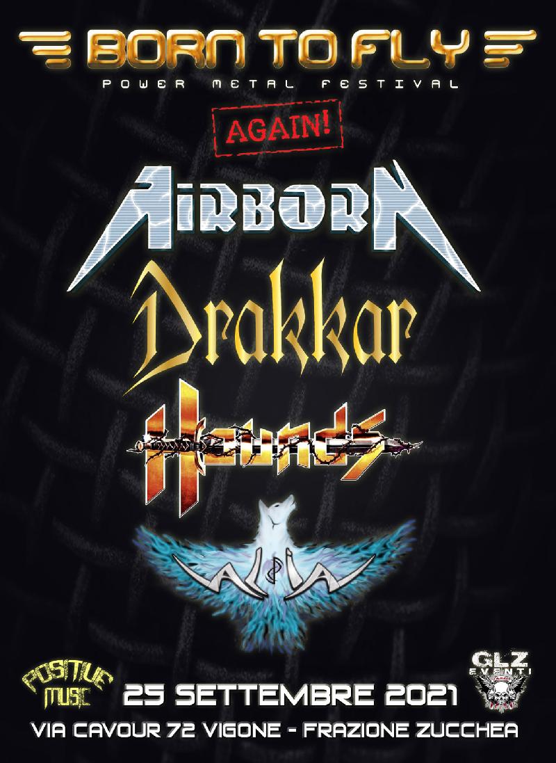 AIRBORN: tornano dal vivo con il BORN TO FLY - POWER METAL FESTIVAL 2021