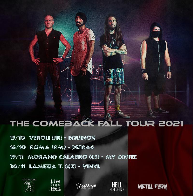 NEW DISORDER: tornano live con 4 date italiane