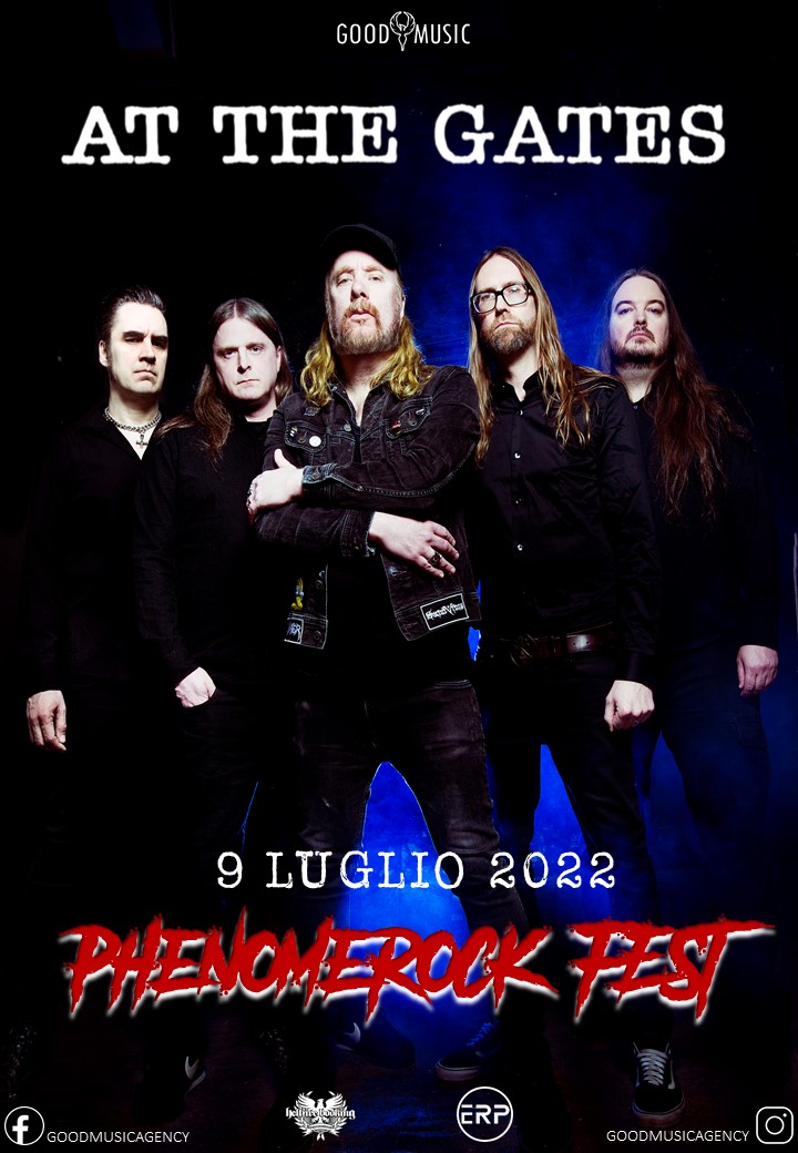 PHENOMEROCK FEST: gli AT THE GATES saranno gli headliners