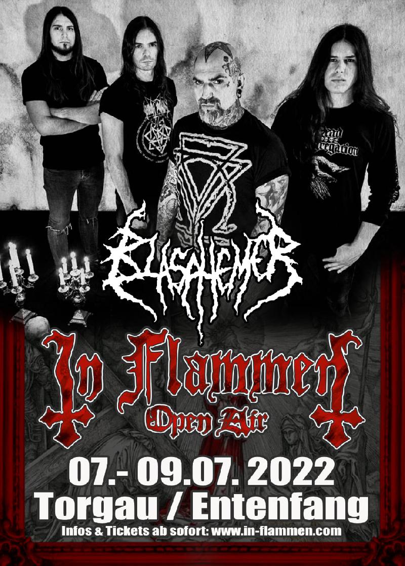 BLASPHEMER: annunciati all'IN FLAMMEN 2022