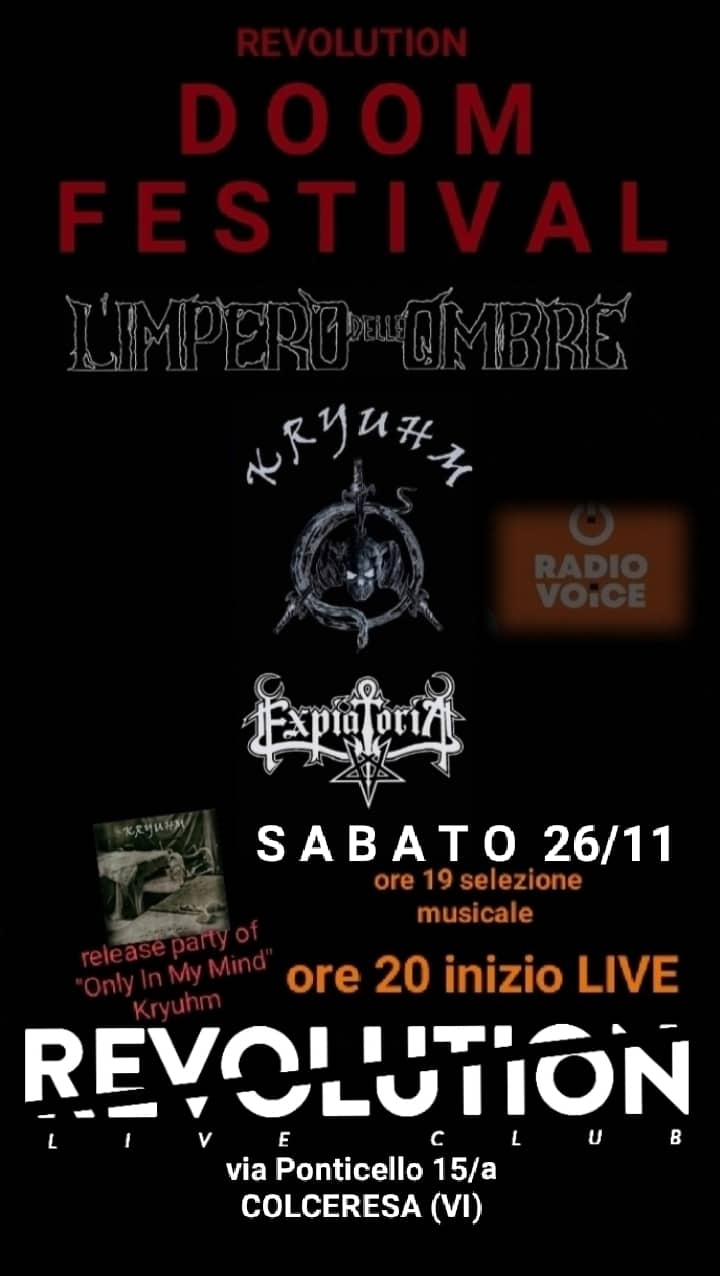 KRYUHM: pubblicano il video di ''Danze Macabre Tra i Fuochi''