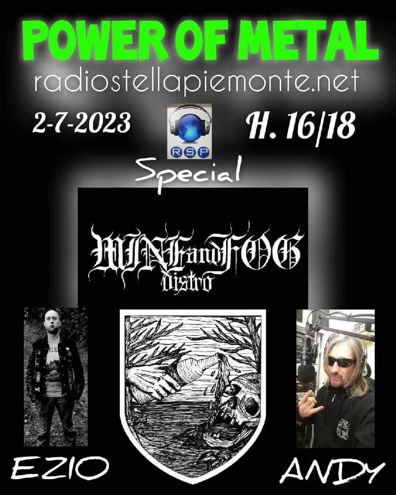WINE AND FOG DISTRO E PRODUCTIONS: Ezio Carello ospite di ''POWER OF METAL''