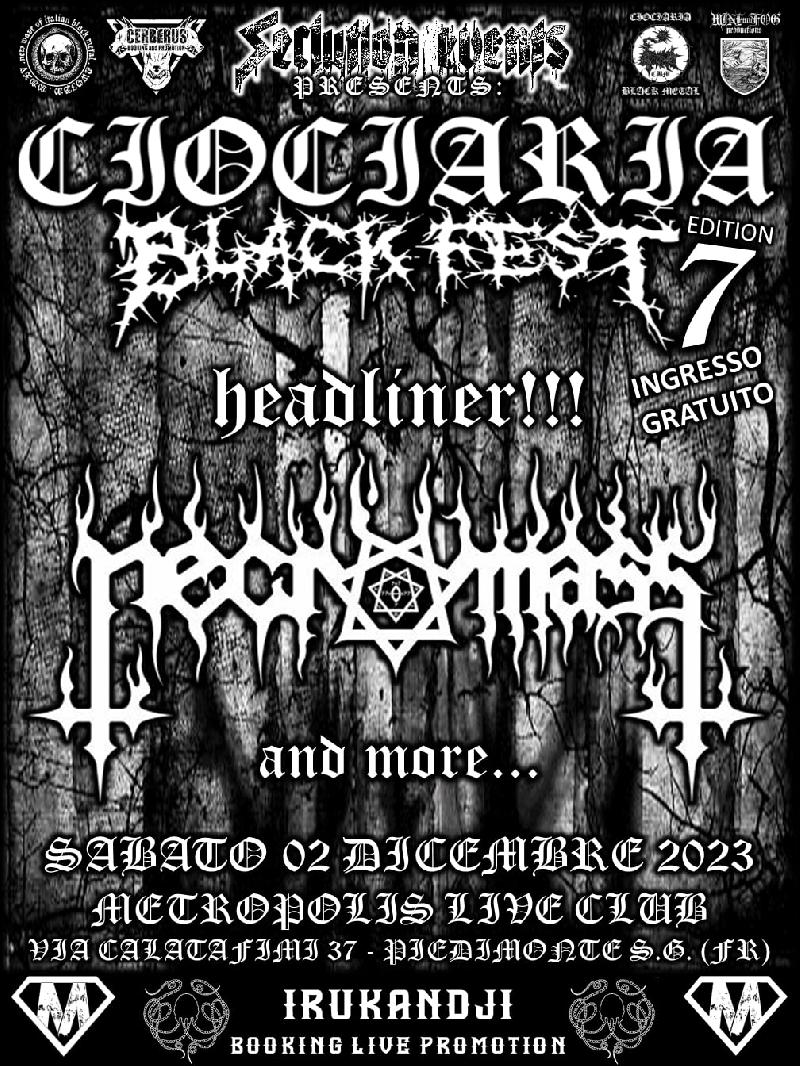 CIOCIARIA BLACK FEST 2023: gli headliner della 7° edizione