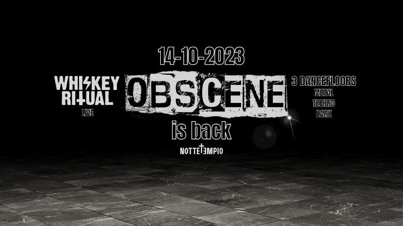 OBSCENE: inaugurazione stagione e live dei Whiskey Ritual a Modena
