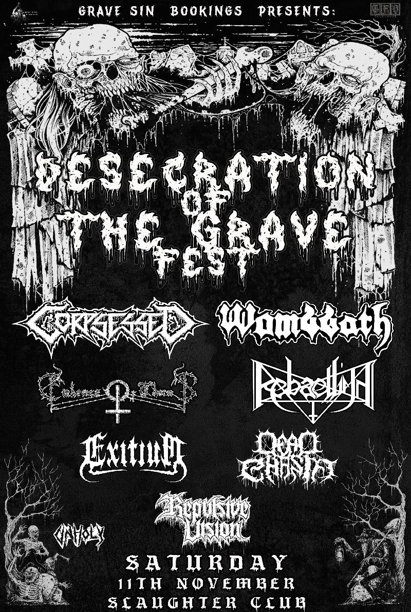 DESECRATION OF THE GRAVE FEST: i dettagli