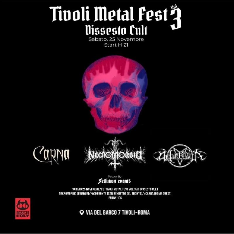 TIVOLI METAL FEST: torna con il terzo atto