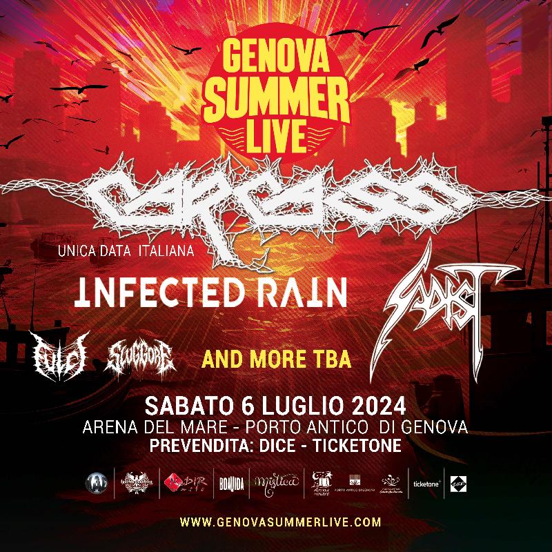 GENOVA SUMMER LIVE: aggiunti i Sadist