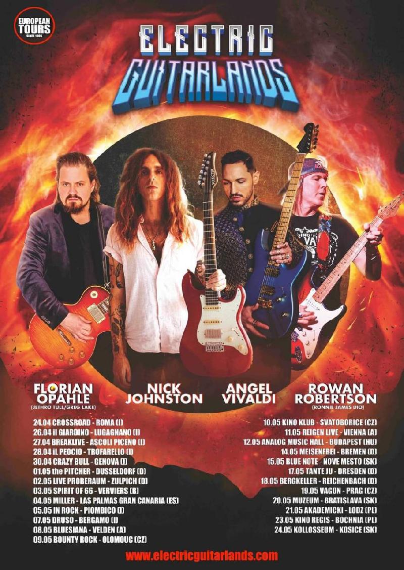 ELECTRIC GUITARLAND 2024: il tour che infiamma l'Italia e l'Europa