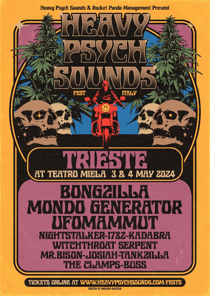 HEAVY PSYCH SOUNDS FEST ITALY 2024: questo weekend al Teatro Miela di Trieste