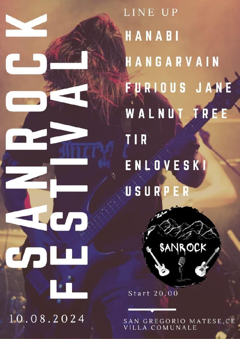 SAN ROCK FESTIVAL 2024: la Musica Rock torna a San Gregorio Matese