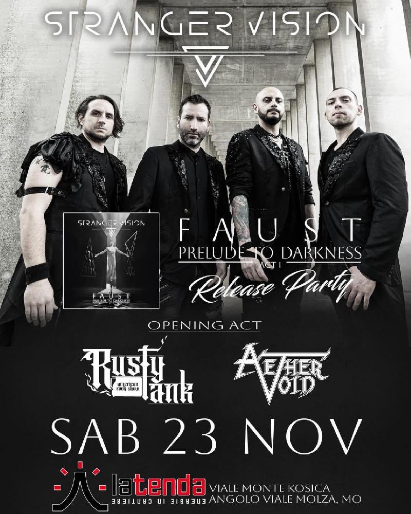 STRANGER VISION: release party alla Tenda di Modena