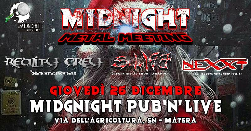 MIDNIGHT METAL MEETING: il Natale lucano a colpi di Metallo