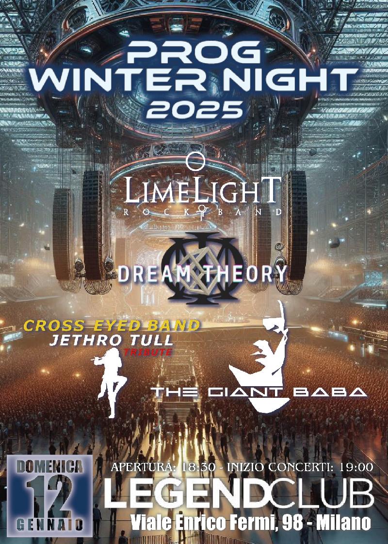 PROG WINTER NIGHT 2025: una serata stellare e un viaggio nel tempo e nella storia del prog-rock metal
