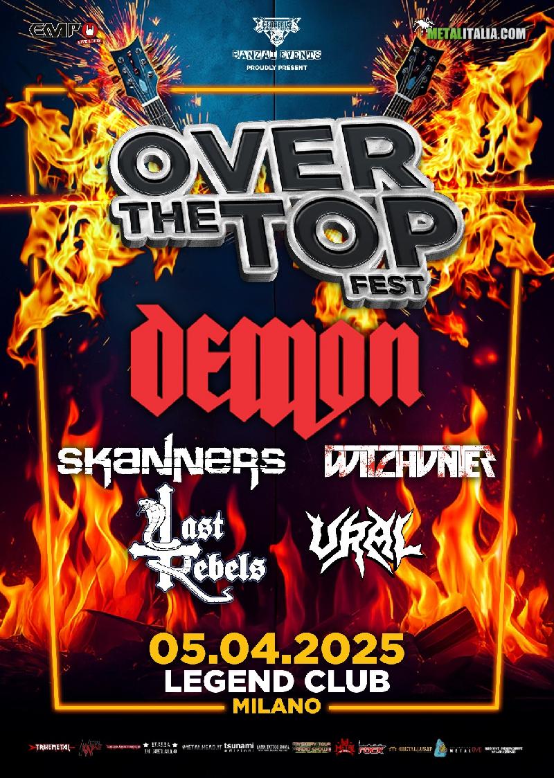 OVER THE TOP FESTIVAL: fuori i SIGN OF THE JACKAL, dentro i LAST REBELS