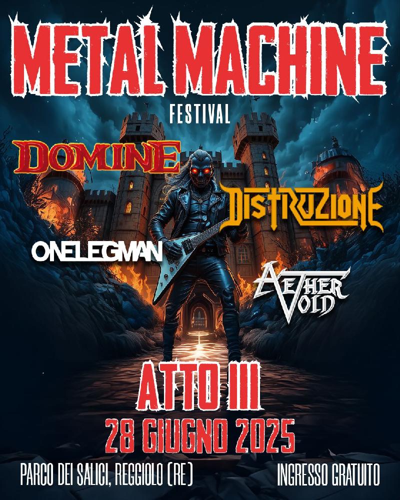 METAL MACHINE FESTIVAL 2025: dettagli e running order