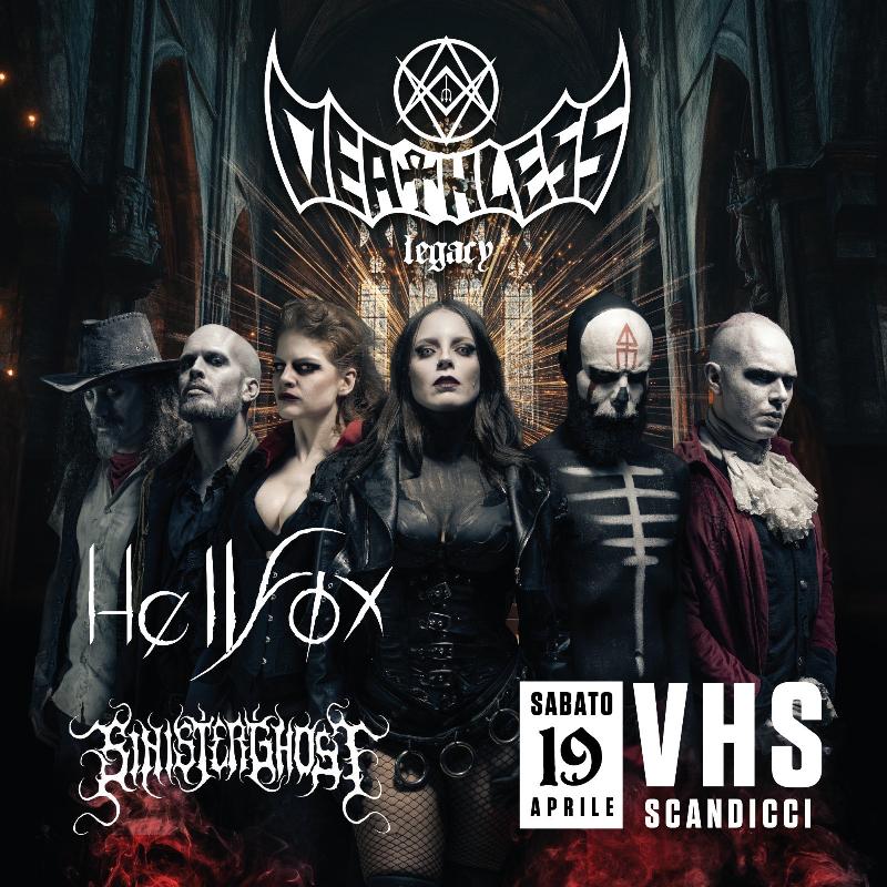 DEATHLESS LEGACY: i dettagli della data di Scandicci con HELLFOX e SINISTER GHOST