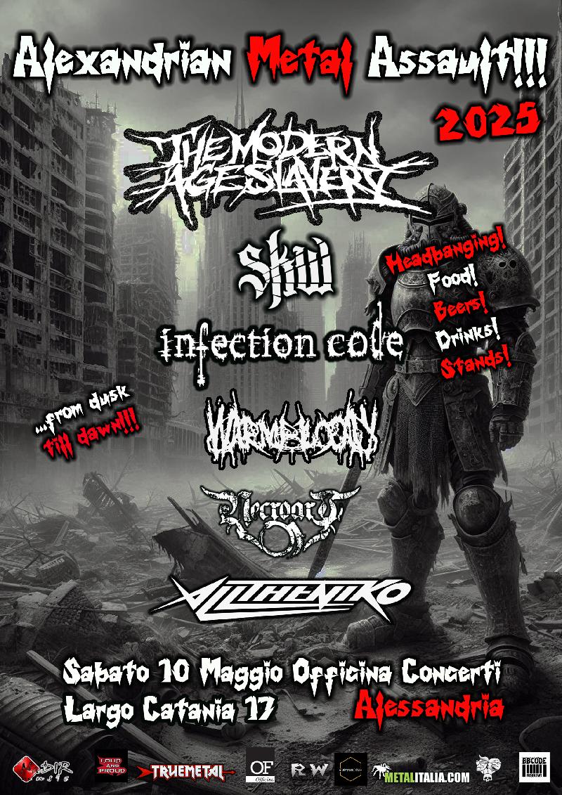 ALEXANDRIAN METAL ASSAULT 2025: presentazione ed orari della seconda edizione