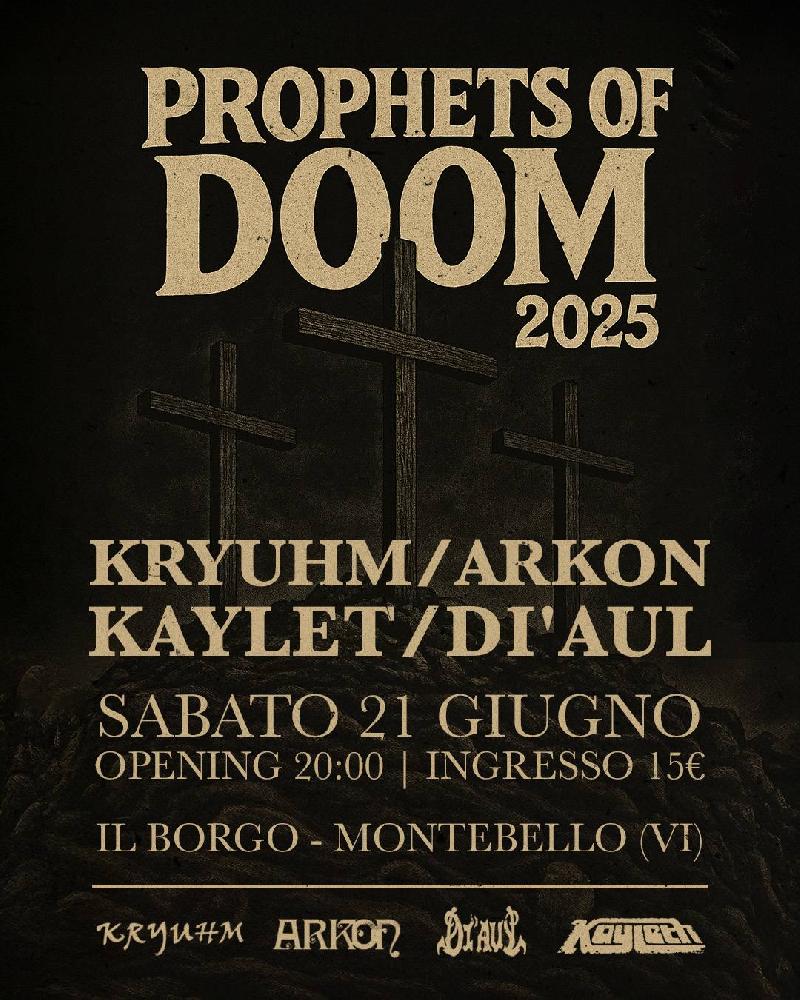 KRYUHM: annunciano il ''Prophets of Doom 2025''
