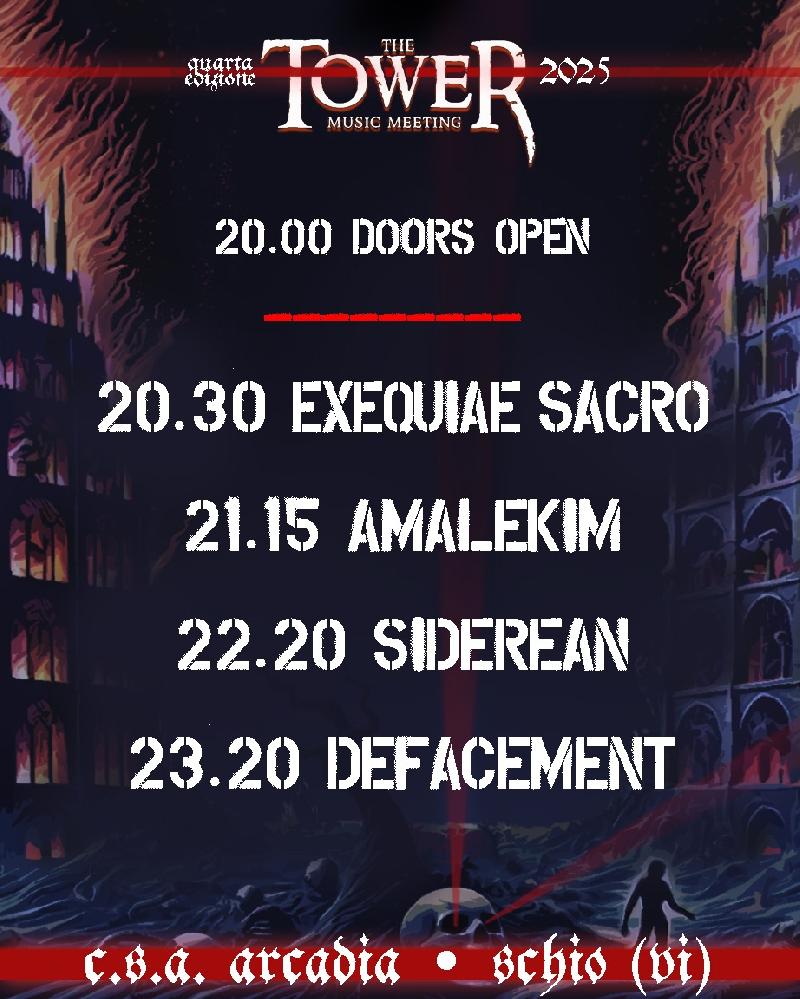 THE TOWER MUSIC MEETING: gli orari ufficiali della quarta edizione