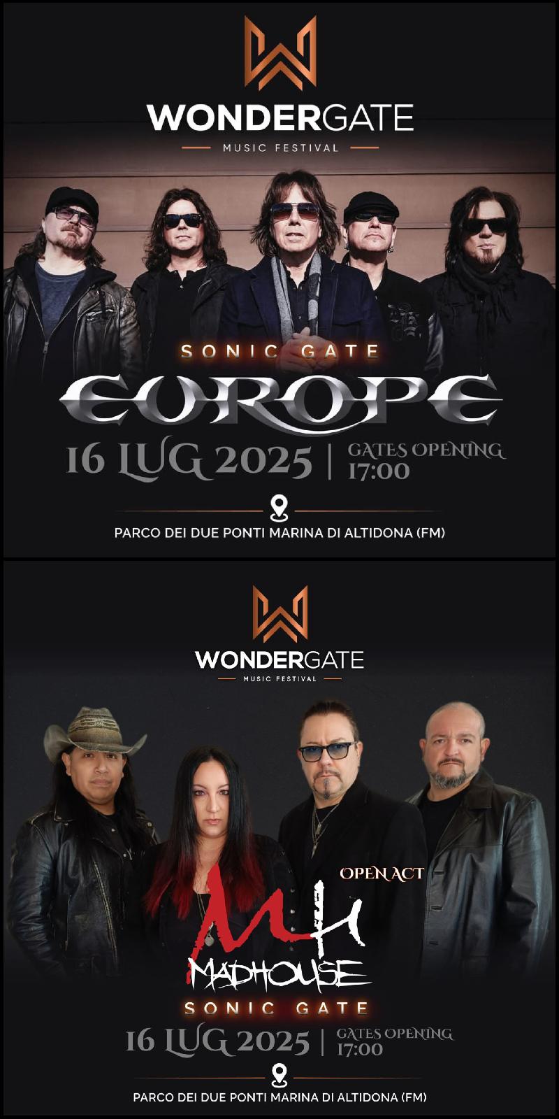 MADHOUSE: sul palco del Wondergate di supporto agli Europe