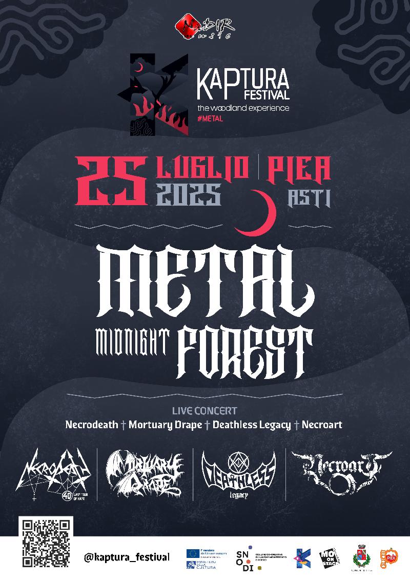 METAL MIDNIGHT FOREST: gli headliner saranno i NECRODEATH