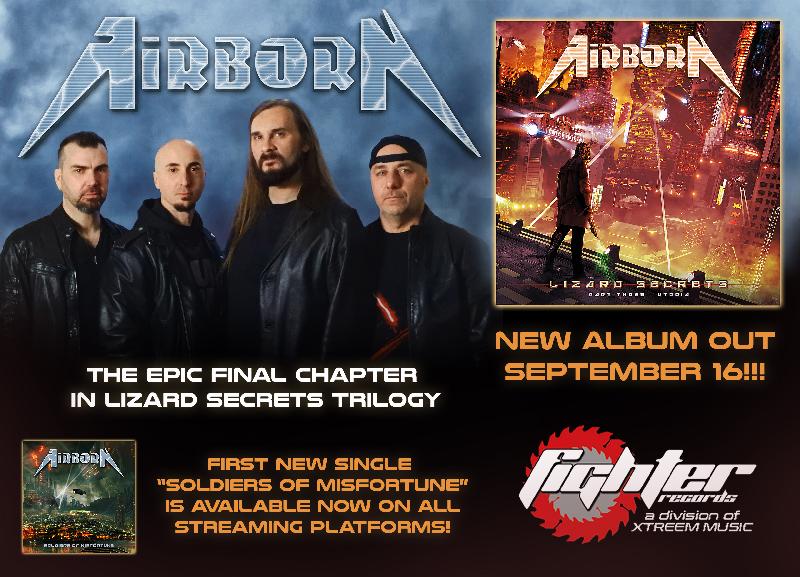 AIRBORN: in anteprima la copertina del nuovo album e il primo singolo estratto