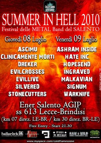 SUMMER IN HELL 2010: presentazione delle bands