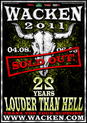 WACKEN OPEN AIR 2011: il bill definitivo